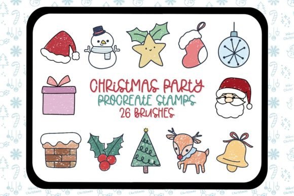 Christmas Stamps for Procreate: A Guide to Hand-Drawn Holiday Brushes