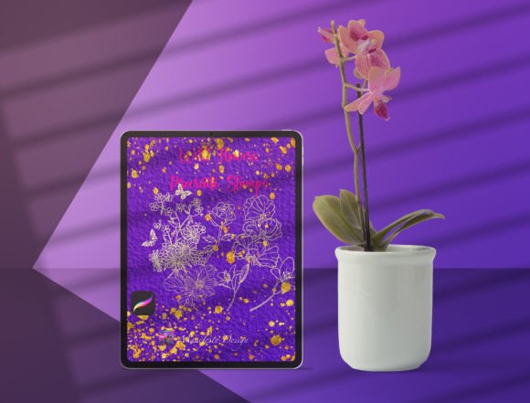 Elevating Digital Artistry with 15 Beautiful Flowers Brush Stamps V 30