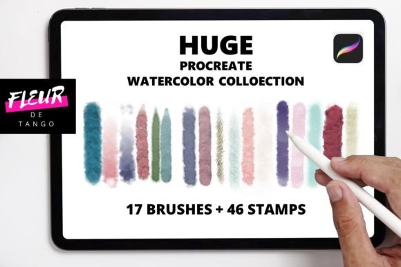 Exploring the HUGE Procreate Watercolor Collection: A Practical Review