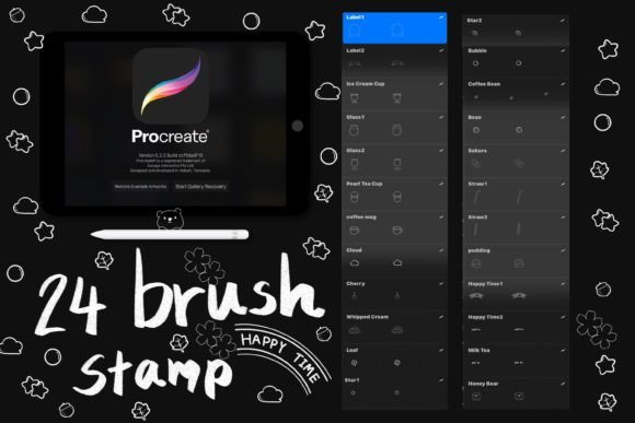 Happy Time: Streamlining Digital Gnome Design with Procreate Stamps