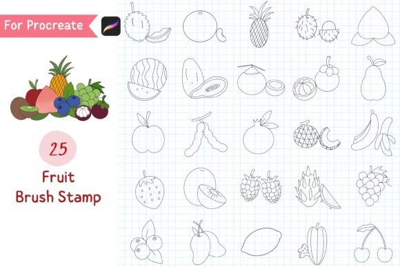 Procreate Brush Stamp Fruit: Integrating Hand-Drawn Assets into Your Digital Workflow