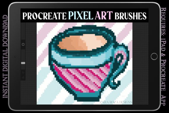 Strategic Pixel Creation: Leveraging the Procreate Pixel Art Brush Set for Digital Design