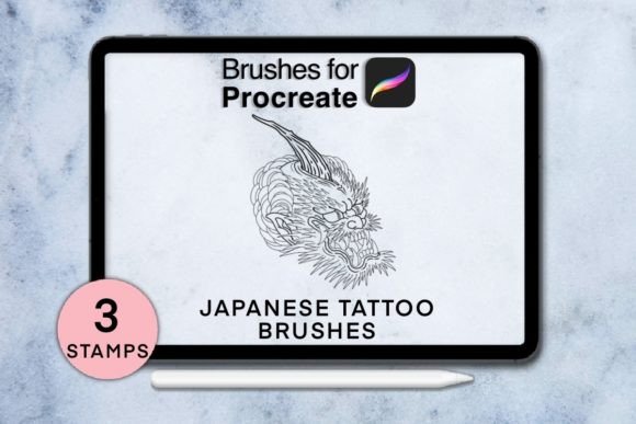 Streamlining Digital Artistry: The Strategic Value of 3 Japanese Procreate Stamps Session 10 for Modern Creators