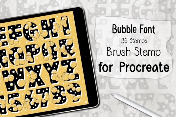 Unlocking Creative Efficiency: A Guide to the Bubble Font Procreate Brush Stamp