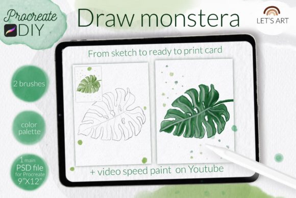 Unlocking Digital Botany: A Guide to the Monstera Procreate Watercolor Kit and DIY Leaf Cards