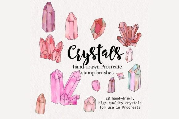 Unlocking Digital Magic: A Guide to the Mystic Crystal Procreate Brush Stamps